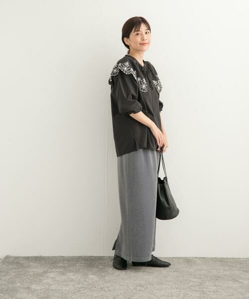 URBAN RESEARCH DOORS / アーバンリサーチ ドアーズ スカート | ラメカットストレートスカート | 詳細20