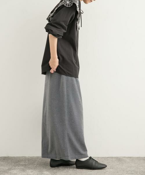 URBAN RESEARCH DOORS / アーバンリサーチ ドアーズ スカート | ラメカットストレートスカート | 詳細15