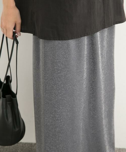 URBAN RESEARCH DOORS / アーバンリサーチ ドアーズ スカート | ラメカットストレートスカート | 詳細17