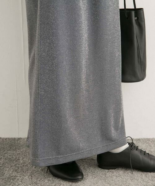 URBAN RESEARCH DOORS / アーバンリサーチ ドアーズ スカート | ラメカットストレートスカート | 詳細18