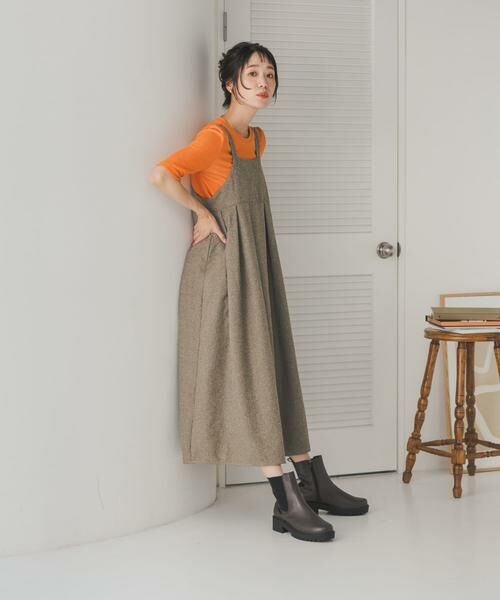 URBAN RESEARCH DOORS / アーバンリサーチ ドアーズ ワンピース | ネップツィードワンピース | 詳細12