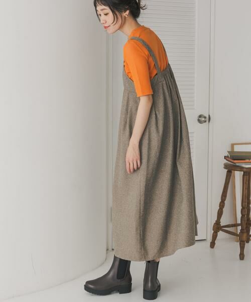 URBAN RESEARCH DOORS / アーバンリサーチ ドアーズ ワンピース | ネップツィードワンピース | 詳細4