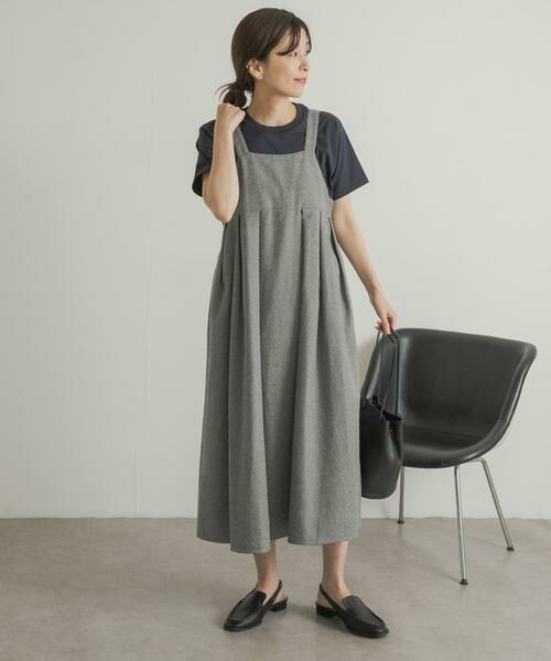 URBAN RESEARCH DOORS / アーバンリサーチ ドアーズ ワンピース | ネップツィードワンピース | 詳細30