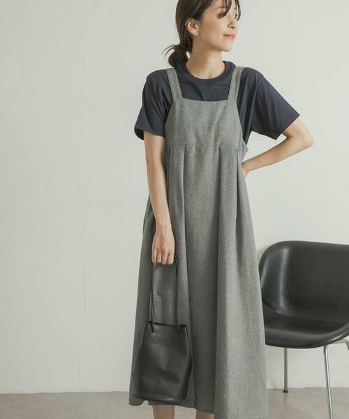 URBAN RESEARCH DOORS / アーバンリサーチ ドアーズ ワンピース | ネップツィードワンピース | 詳細24