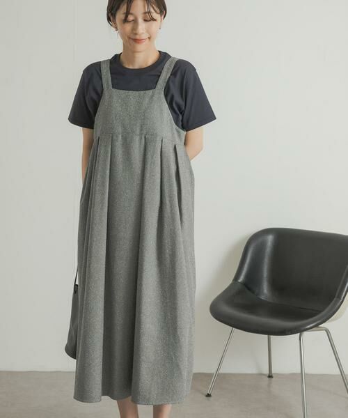 URBAN RESEARCH DOORS / アーバンリサーチ ドアーズ ワンピース | ネップツィードワンピース | 詳細26