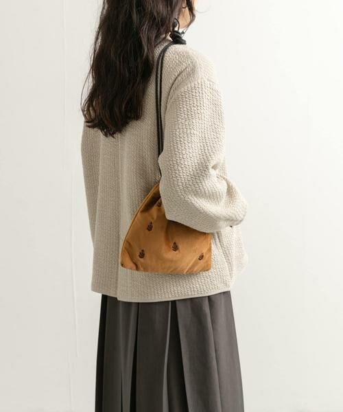 URBAN RESEARCH DOORS / アーバンリサーチ ドアーズ ショルダーバッグ | 『別注』beej×DOORS　刺繍巾着バッグ | 詳細3