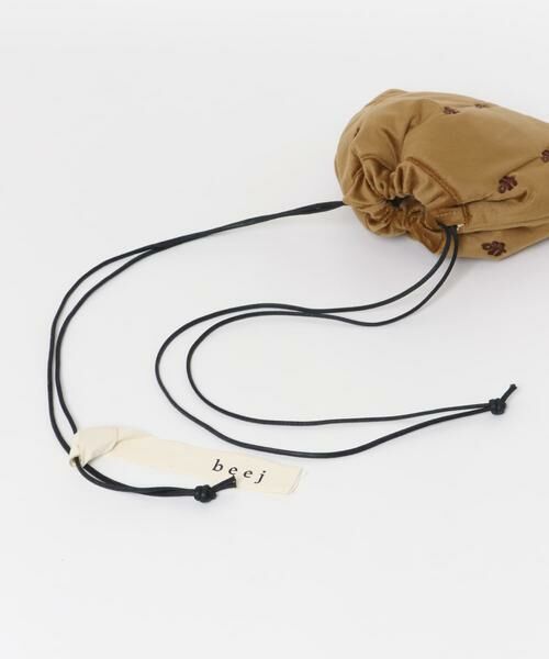 URBAN RESEARCH DOORS / アーバンリサーチ ドアーズ ショルダーバッグ | 『別注』beej×DOORS　刺繍巾着バッグ | 詳細7