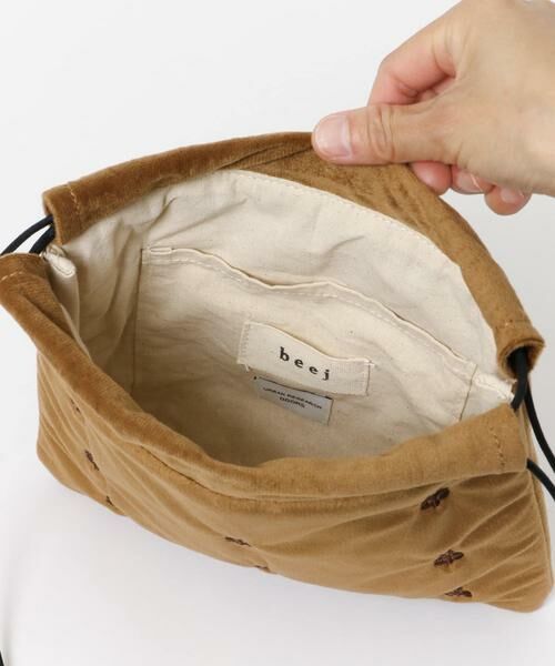 URBAN RESEARCH DOORS / アーバンリサーチ ドアーズ ショルダーバッグ | 『別注』beej×DOORS　刺繍巾着バッグ | 詳細8