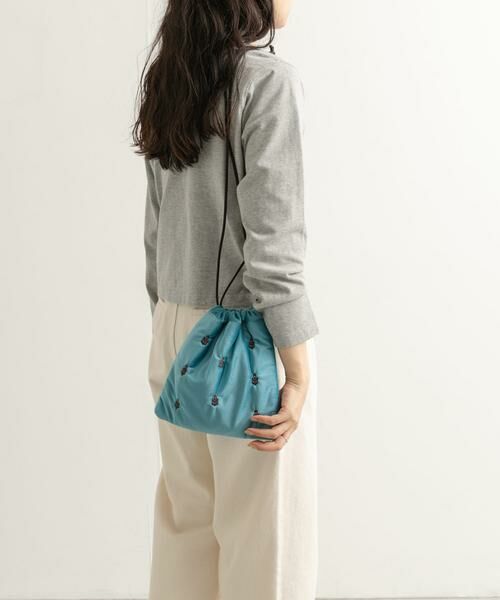 URBAN RESEARCH DOORS / アーバンリサーチ ドアーズ ショルダーバッグ | 『別注』beej×DOORS　刺繍巾着バッグ | 詳細13