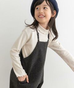 URBAN RESEARCH DOORS / アーバンリサーチ ドアーズ トップス | メローフリルリブタートルネックTシャツ(KIDS)