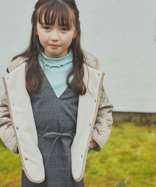 URBAN RESEARCH DOORS / アーバンリサーチ ドアーズ トップス | メローフリルリブタートルネックTシャツ(KIDS) | 詳細4