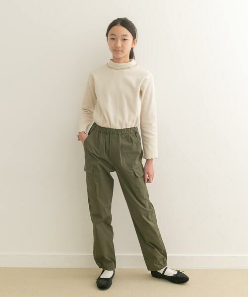 URBAN RESEARCH DOORS / アーバンリサーチ ドアーズ トップス | メローフリルリブタートルネックTシャツ(KIDS) | 詳細26