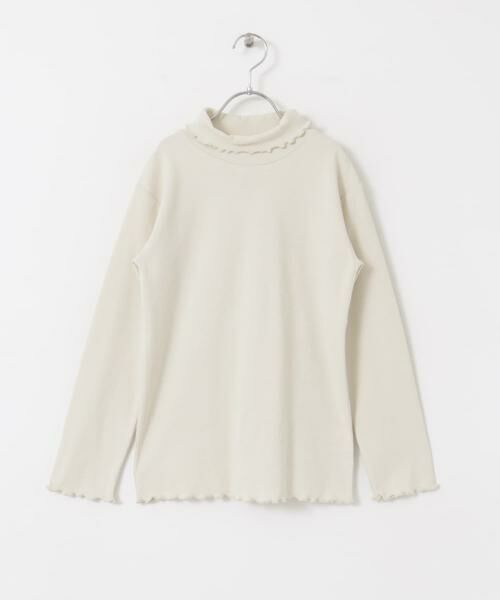 URBAN RESEARCH DOORS / アーバンリサーチ ドアーズ トップス | メローフリルリブタートルネックTシャツ(KIDS) | 詳細27