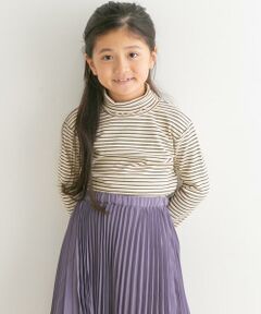 URBAN RESEARCH DOORS / アーバンリサーチ ドアーズ トップス | ボーダーフリルリブタートルネック(KIDS)