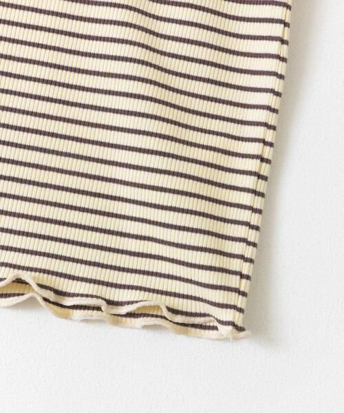 URBAN RESEARCH DOORS / アーバンリサーチ ドアーズ トップス | ボーダーフリルリブタートルネック(KIDS) | 詳細16