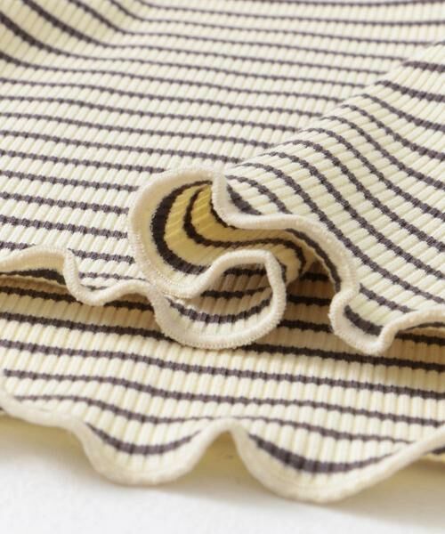 URBAN RESEARCH DOORS / アーバンリサーチ ドアーズ トップス | ボーダーフリルリブタートルネック(KIDS) | 詳細19