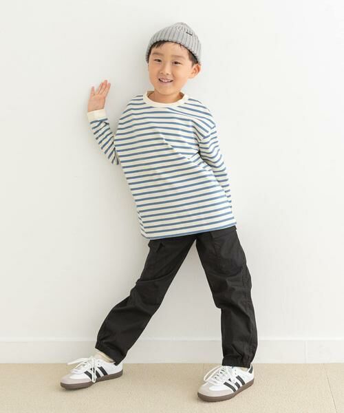 URBAN RESEARCH DOORS / アーバンリサーチ ドアーズ トップス | ボーダーワイドロングTシャツ(KIDS) | 詳細10