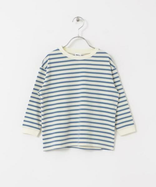 URBAN RESEARCH DOORS / アーバンリサーチ ドアーズ トップス | ボーダーワイドロングTシャツ(KIDS) | 詳細11