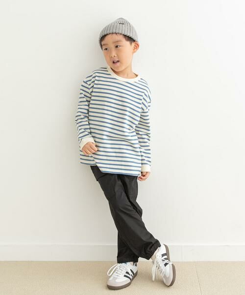 URBAN RESEARCH DOORS / アーバンリサーチ ドアーズ トップス | ボーダーワイドロングTシャツ(KIDS) | 詳細8