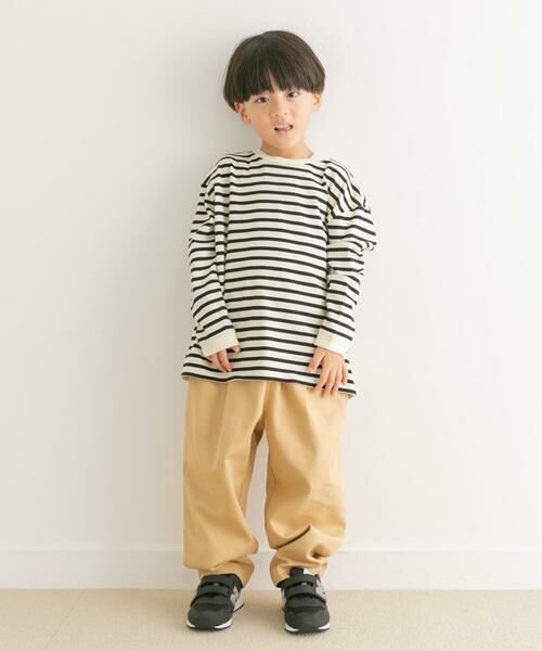 URBAN RESEARCH DOORS / アーバンリサーチ ドアーズ トップス | ボーダーワイドロングTシャツ(KIDS) | 詳細18