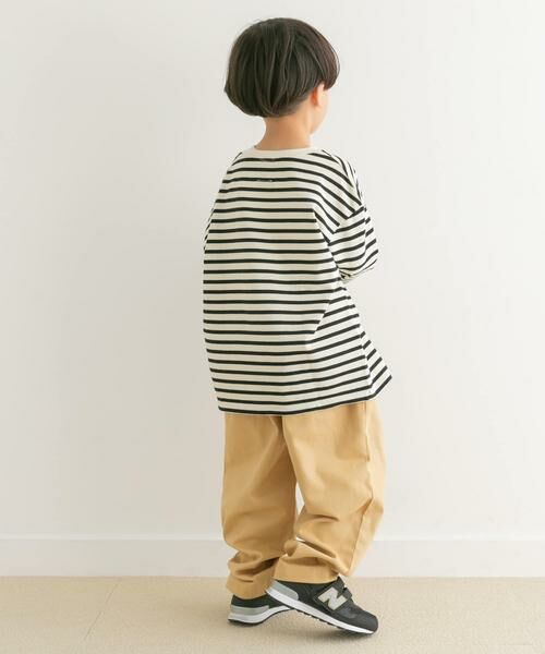 URBAN RESEARCH DOORS / アーバンリサーチ ドアーズ トップス | ボーダーワイドロングTシャツ(KIDS) | 詳細19