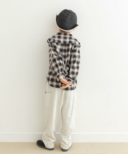 URBAN RESEARCH DOORS / アーバンリサーチ ドアーズ トップス | 『親子リンク』バンドカラーチェックシャツ(KIDS) | 詳細26