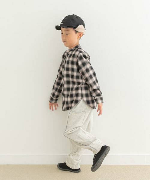 URBAN RESEARCH DOORS / アーバンリサーチ ドアーズ トップス | 『親子リンク』バンドカラーチェックシャツ(KIDS) | 詳細29