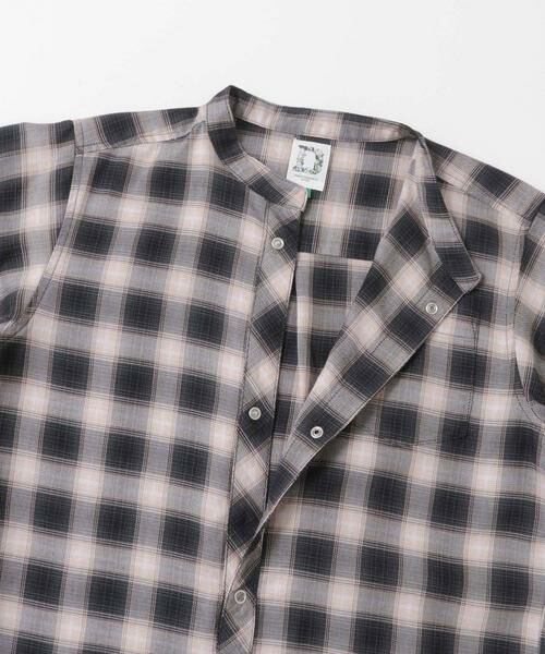 URBAN RESEARCH DOORS / アーバンリサーチ ドアーズ トップス | 『親子リンク』バンドカラーチェックシャツ(KIDS) | 詳細19