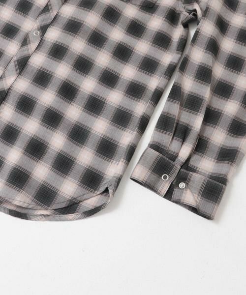 URBAN RESEARCH DOORS / アーバンリサーチ ドアーズ トップス | 『親子リンク』バンドカラーチェックシャツ(KIDS) | 詳細20