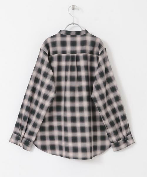 URBAN RESEARCH DOORS / アーバンリサーチ ドアーズ トップス | 『親子リンク』バンドカラーチェックシャツ(KIDS) | 詳細22