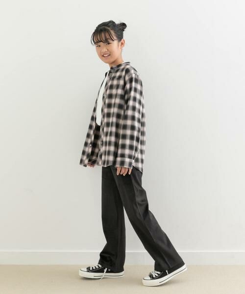 URBAN RESEARCH DOORS / アーバンリサーチ ドアーズ トップス | 『親子リンク』バンドカラーチェックシャツ(KIDS) | 詳細17