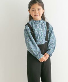 URBAN RESEARCH DOORS / アーバンリサーチ ドアーズ トップス | 花柄プリントギャザーフリルブラウス(KIDS)