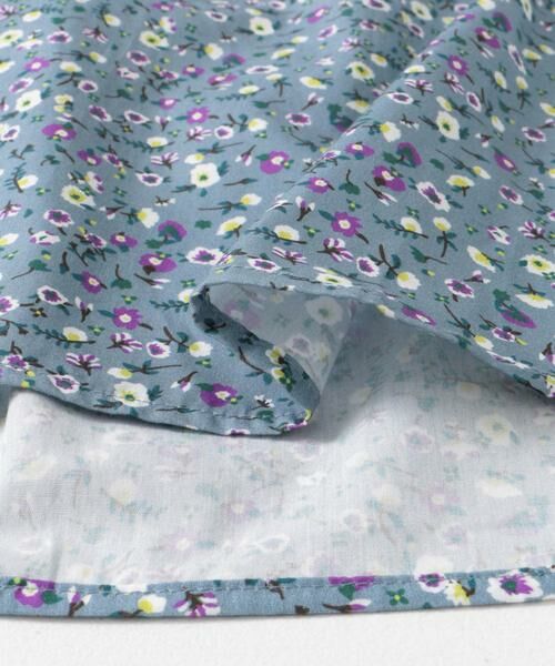 URBAN RESEARCH DOORS / アーバンリサーチ ドアーズ トップス | 花柄プリントギャザーフリルブラウス(KIDS) | 詳細15