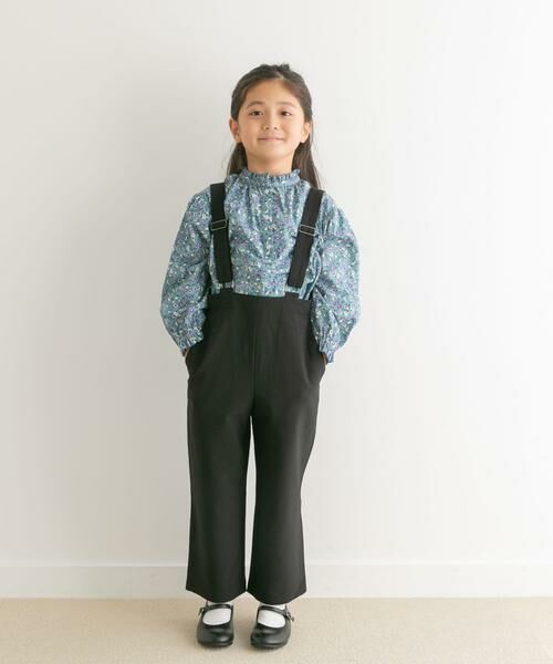 URBAN RESEARCH DOORS / アーバンリサーチ ドアーズ トップス | 花柄プリントギャザーフリルブラウス(KIDS) | 詳細3