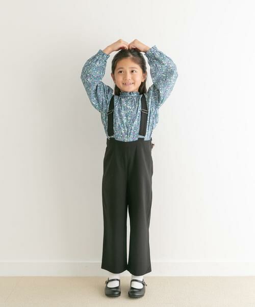 URBAN RESEARCH DOORS / アーバンリサーチ ドアーズ トップス | 花柄プリントギャザーフリルブラウス(KIDS) | 詳細4