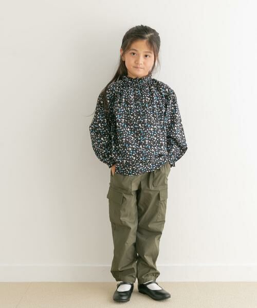 URBAN RESEARCH DOORS / アーバンリサーチ ドアーズ トップス | 花柄プリントギャザーフリルブラウス(KIDS) | 詳細27