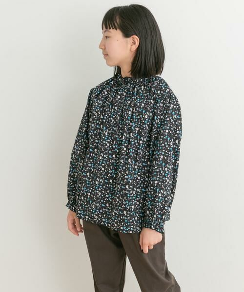 URBAN RESEARCH DOORS / アーバンリサーチ ドアーズ トップス | 花柄プリントギャザーフリルブラウス(KIDS) | 詳細19