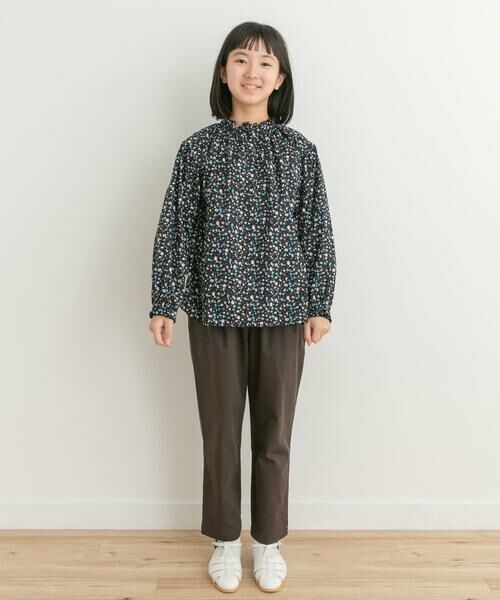 URBAN RESEARCH DOORS / アーバンリサーチ ドアーズ トップス | 花柄プリントギャザーフリルブラウス(KIDS) | 詳細20