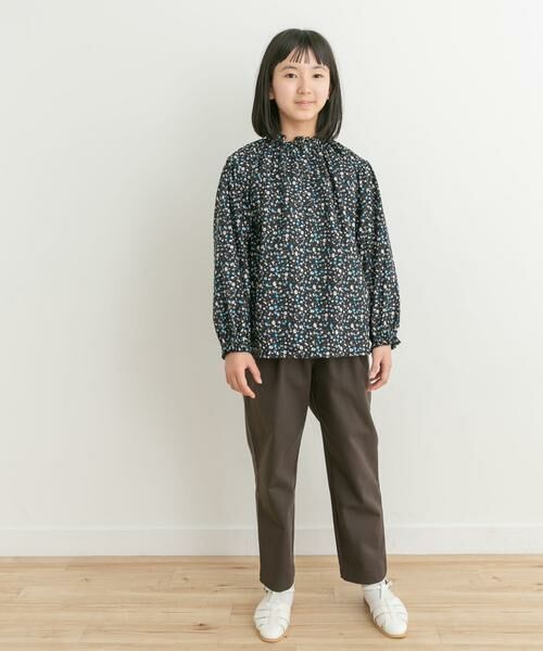 URBAN RESEARCH DOORS / アーバンリサーチ ドアーズ トップス | 花柄プリントギャザーフリルブラウス(KIDS) | 詳細21