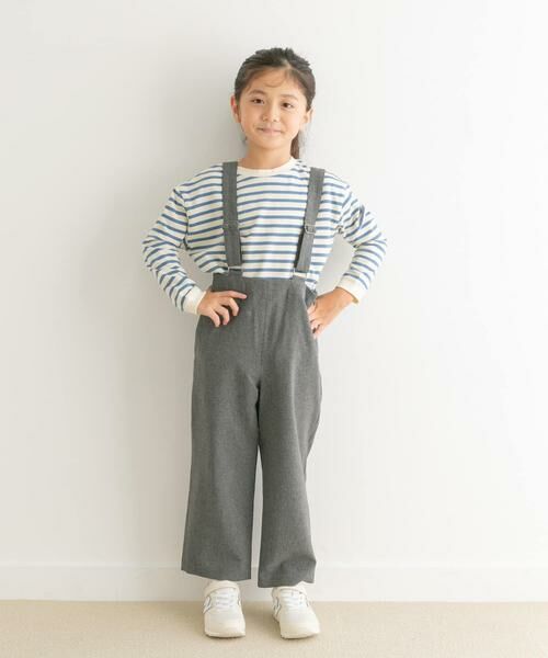 URBAN RESEARCH DOORS/アーバンリサーチ ドアーズ 『親子リンク』『UR TECH DRYLUXE』サスペンダーパンツ(KIDS) チャコールグレー 120 URBAN RESEARCH DOORS/アーバンリサーチ ドアーズ 『親子リンク』『UR TECH DRYLUXE』サスペンダーパンツ(KIDS) チャコールグレー 120