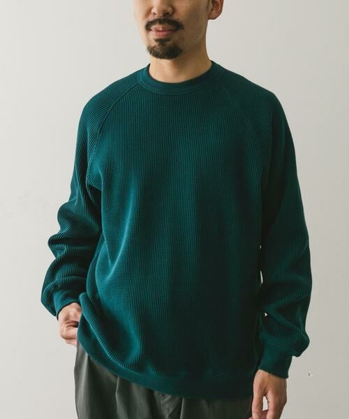 URBAN RESEARCH DOORS / アーバンリサーチ ドアーズ Tシャツ | 『UR TECH』ワッフルロングスリーブTシャツ | 詳細2