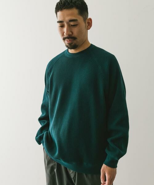 URBAN RESEARCH DOORS / アーバンリサーチ ドアーズ Tシャツ | 『UR TECH』ワッフルロングスリーブTシャツ | 詳細3