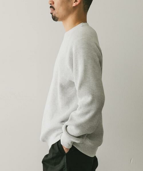 URBAN RESEARCH DOORS / アーバンリサーチ ドアーズ Tシャツ | 『UR TECH』ワッフルロングスリーブTシャツ | 詳細24