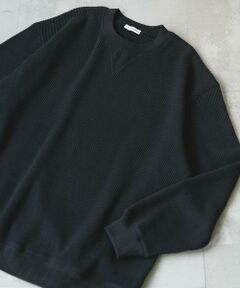 URBAN RESEARCH DOORS / アーバンリサーチ ドアーズ Tシャツ | 『XLサイズ/WEB限定』『UR TECH』裏起毛ワッフルロングスリーブTシャツ