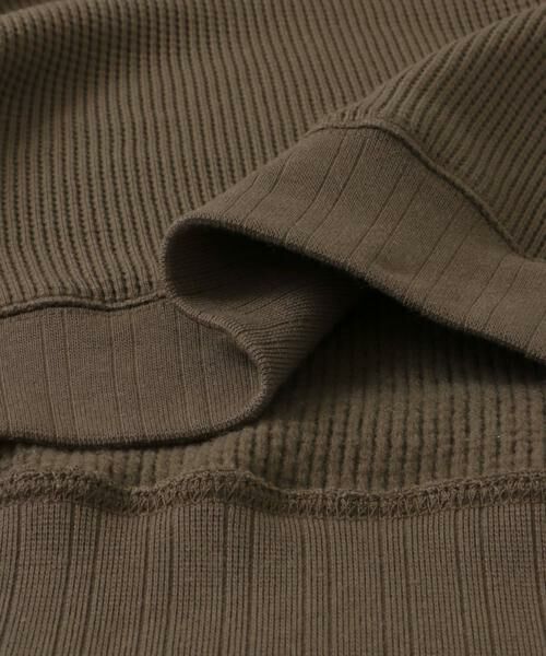 URBAN RESEARCH DOORS / アーバンリサーチ ドアーズ Tシャツ | 『XLサイズ/WEB限定』『UR TECH』裏起毛ワッフルロングスリーブTシャツ | 詳細15