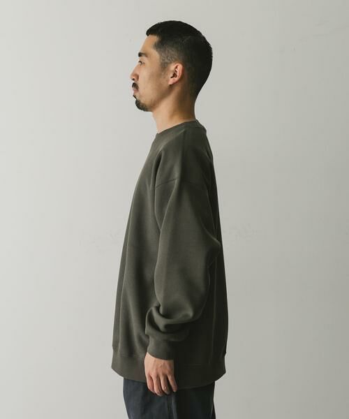 URBAN RESEARCH DOORS / アーバンリサーチ ドアーズ Tシャツ | 『XLサイズ/WEB限定』ワッフルフリース クルーネック プルオーバー | 詳細10