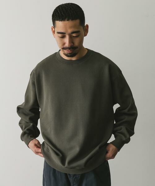 URBAN RESEARCH DOORS / アーバンリサーチ ドアーズ Tシャツ | 『XLサイズ/WEB限定』ワッフルフリース クルーネック プルオーバー | 詳細3