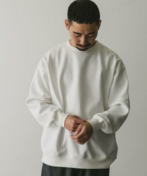 URBAN RESEARCH DOORS / アーバンリサーチ ドアーズ Tシャツ | 『XLサイズ/WEB限定』ワッフルフリース クルーネック プルオーバー | 詳細17