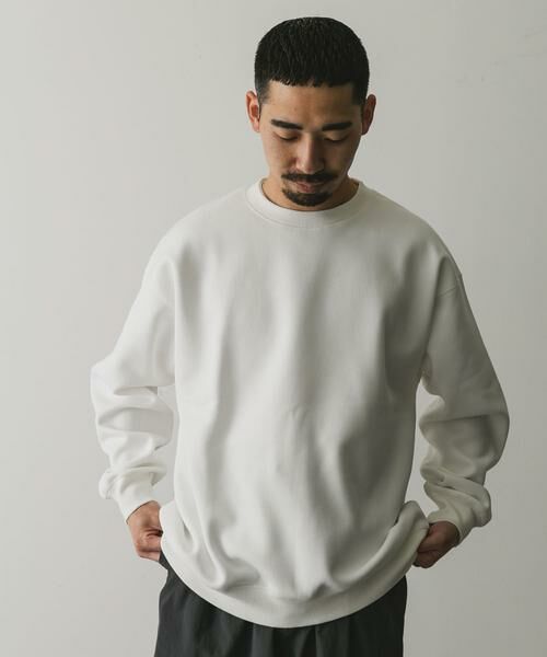 URBAN RESEARCH DOORS / アーバンリサーチ ドアーズ Tシャツ | 『XLサイズ/WEB限定』ワッフルフリース クルーネック プルオーバー | 詳細18