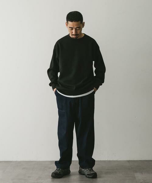 URBAN RESEARCH DOORS / アーバンリサーチ ドアーズ Tシャツ | 『XLサイズ/WEB限定』ワッフルフリース クルーネック プルオーバー | 詳細29